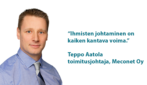 Teppo Aaltola, toimitusjohtaja, Meconet.