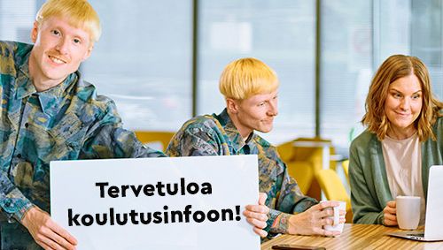 Vieläkö mietit? Koulutusinfo auttaa tekemään päätöksen.